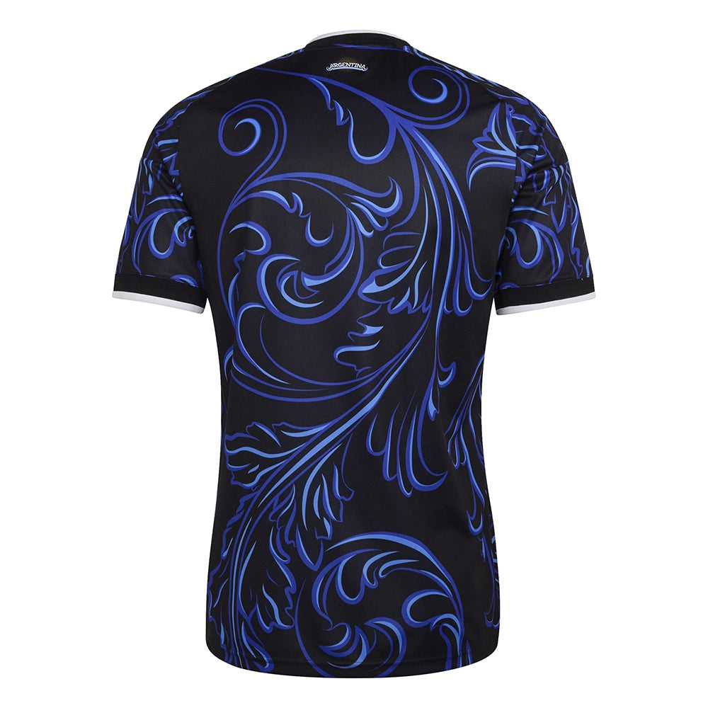 Adidas Argentina away Jersey Fan Apparel in Black Color