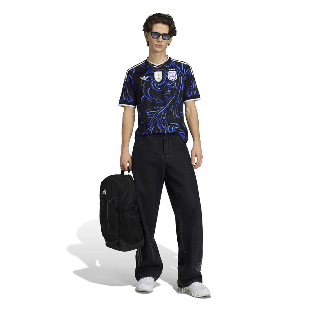 Adidas Argentina away Jersey Fan Apparel in Black Color