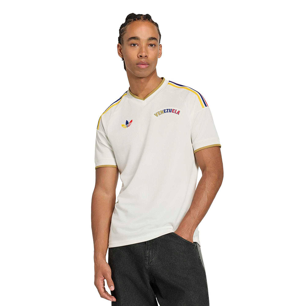 Adidas Venezuela away replica jersey Fan Apparel in White Color