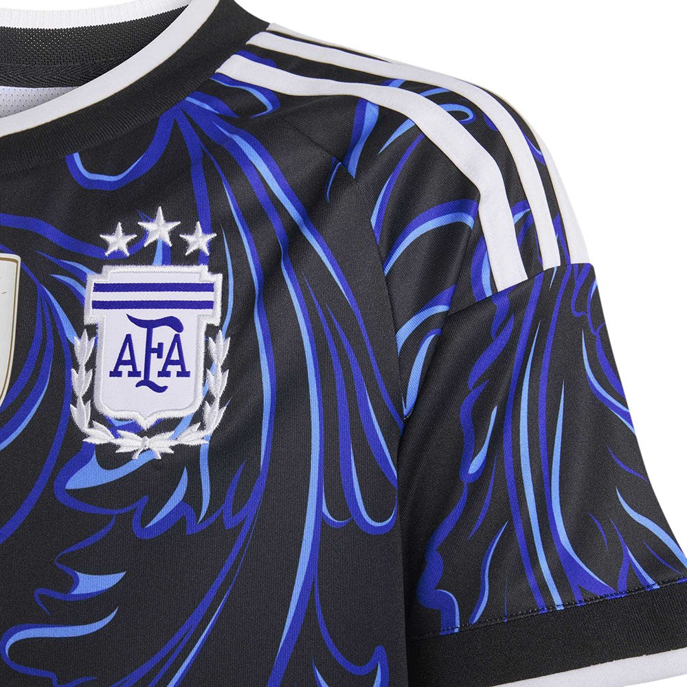 Adidas Argentina away replica jersey Fan Apparel in Black Color