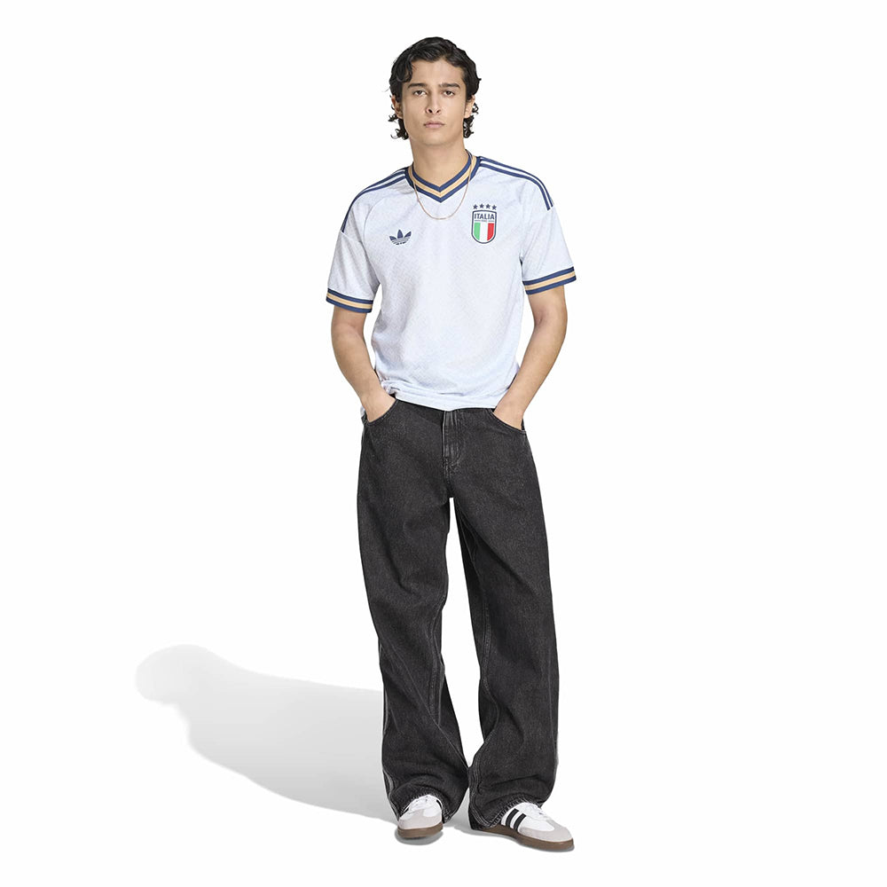 Adidas Italian away replica jerseys Fan Apparel in Blue Color
