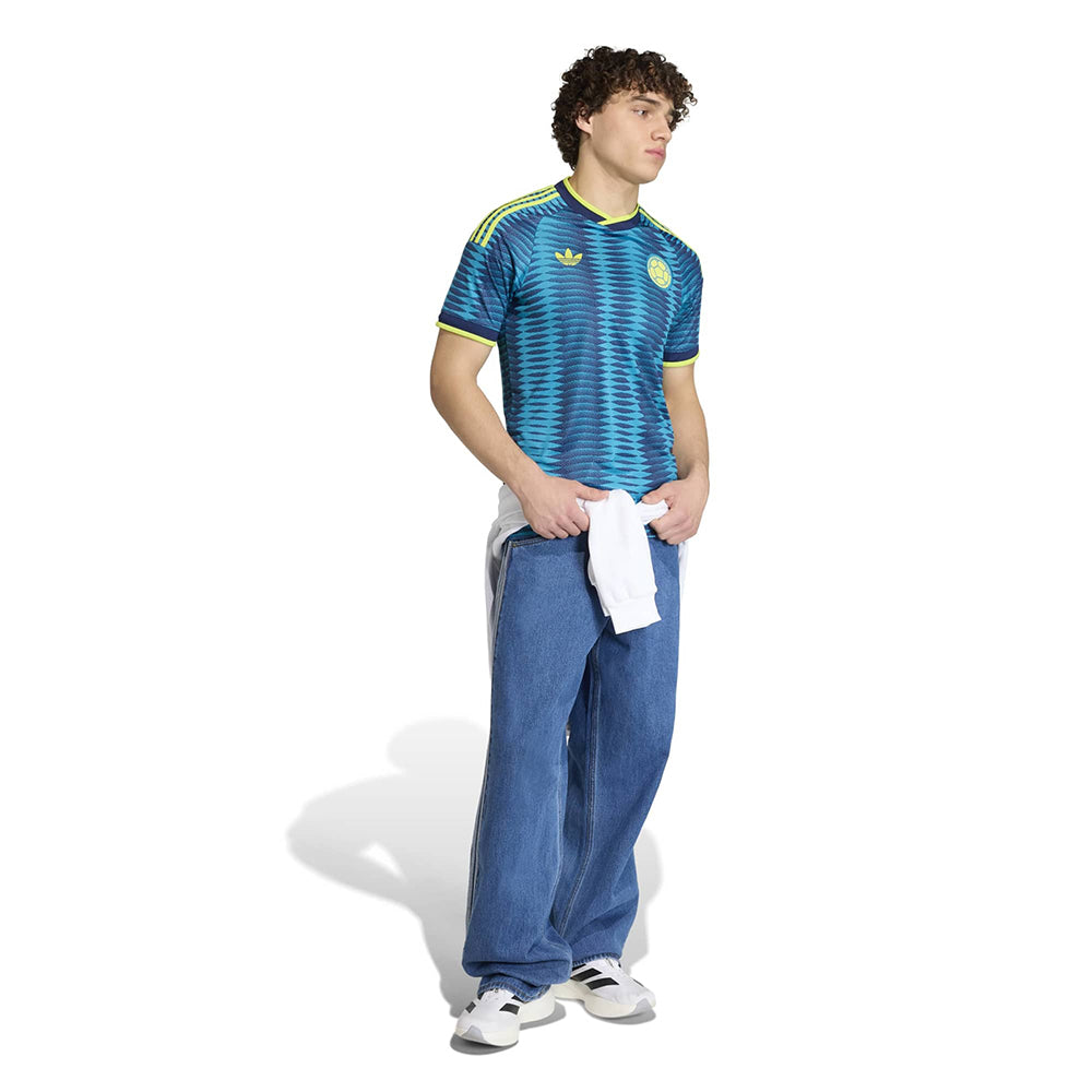 Adidas Colombian away replica jersey Fan Apparel in Blue Color
