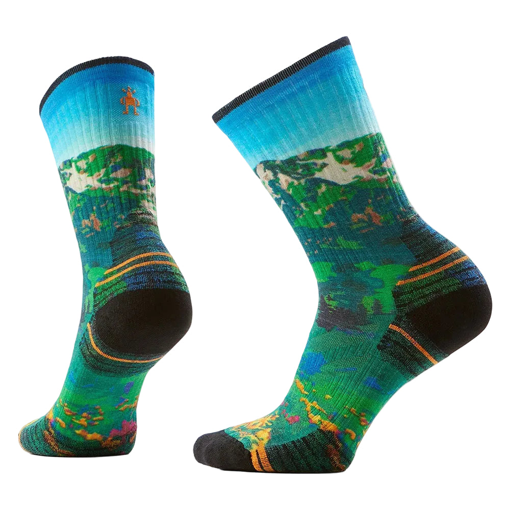 Smartwool Wm'S Hike Targeted Lake Socks in Blue Color