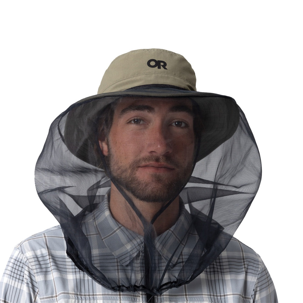 Outdoor Research Hellos Bug Hat in Green Color