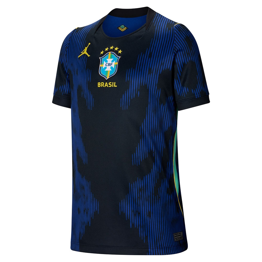 19-20 ブラジル代表　カゼミーロ　ナイキオフィシャル　フルパッチユニフォーム Nike Kids Brazil 2026 Stadium Away Jersey | 417-ORYBLK – Paragon