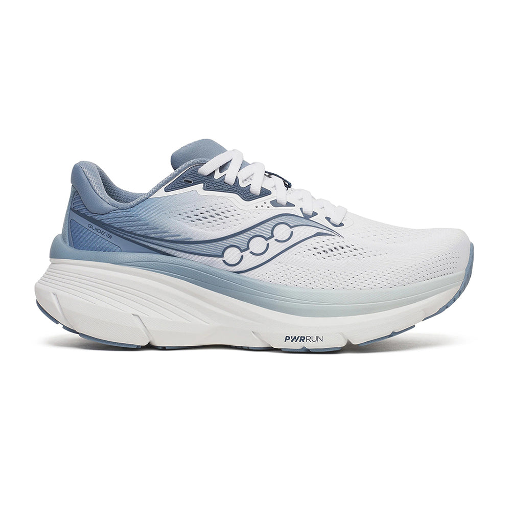 Saucony Guide 19 Running Shoes in White Color