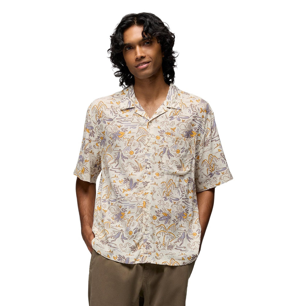 Prana Peacepath Shirt Tops in Multi Color