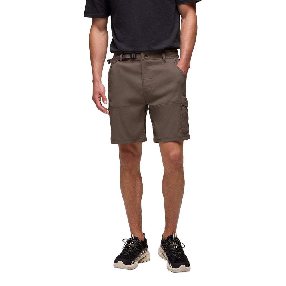 Prana Stretch Zion Short in Brown Color