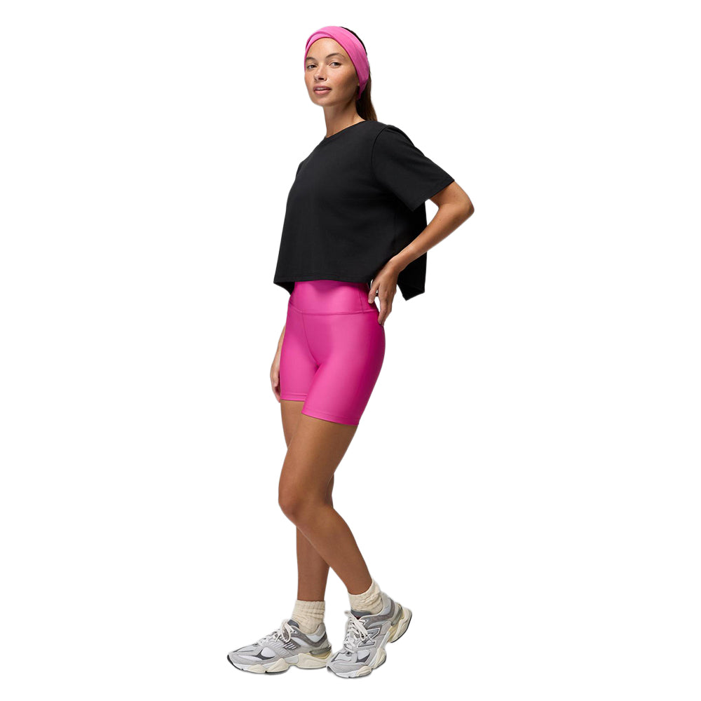 Prana Sculpt Bike Short Tops in Pink Color