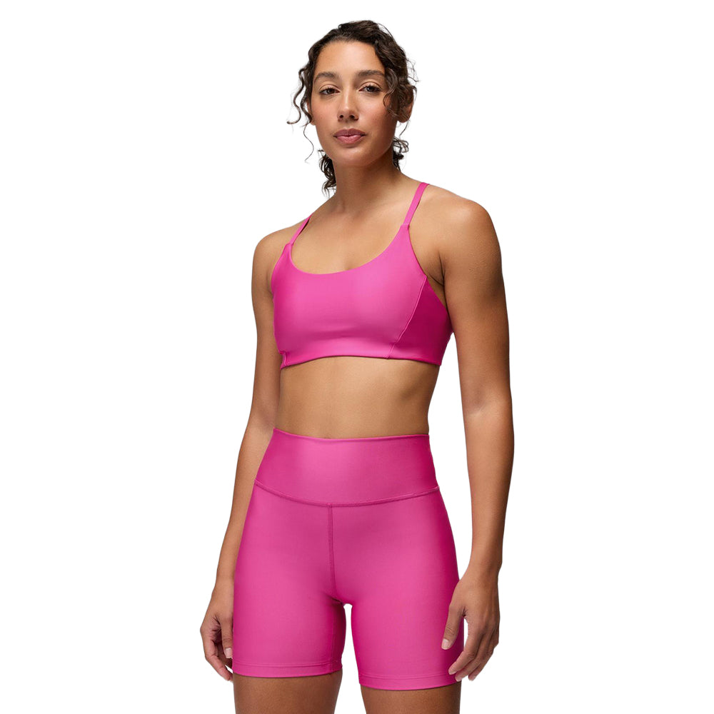 Prana Sculpt Scoop Bra Sports Bras in Pink Color