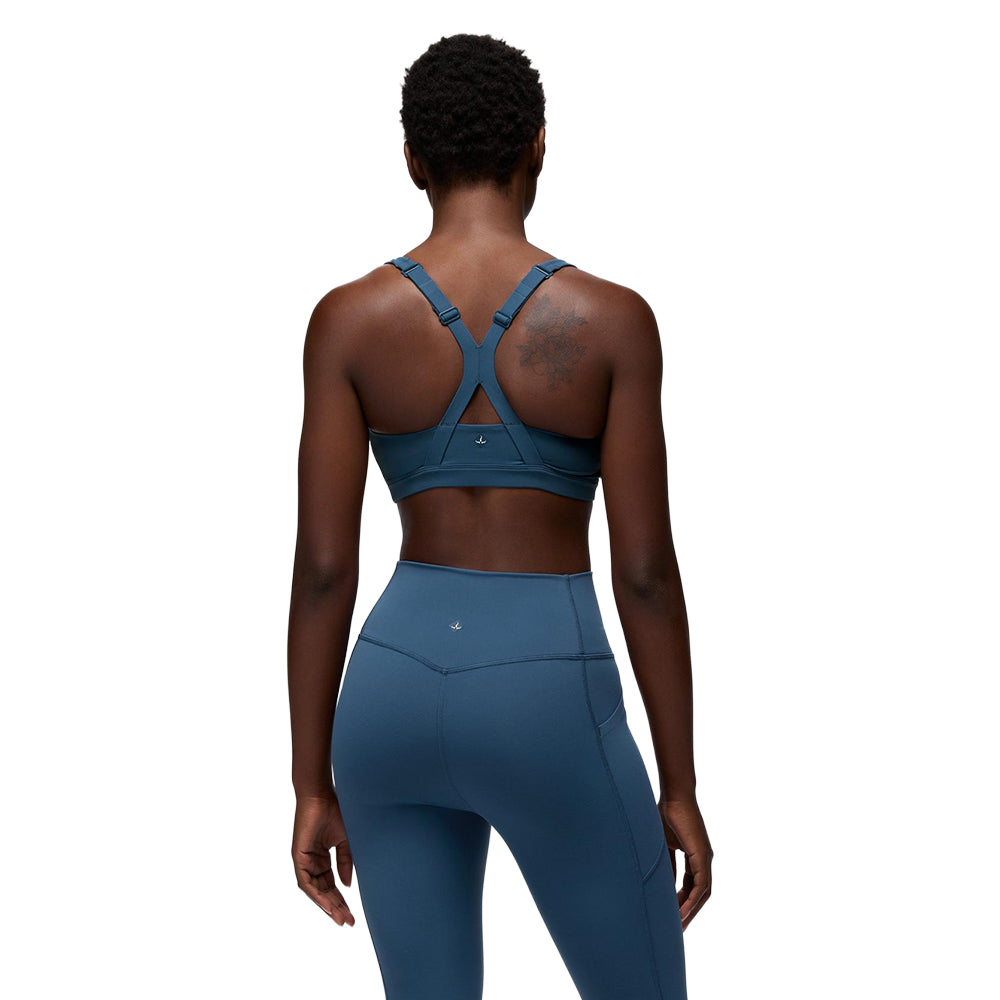 Prana Luxara Swiftmove Bra Sports Bras in Blue Color