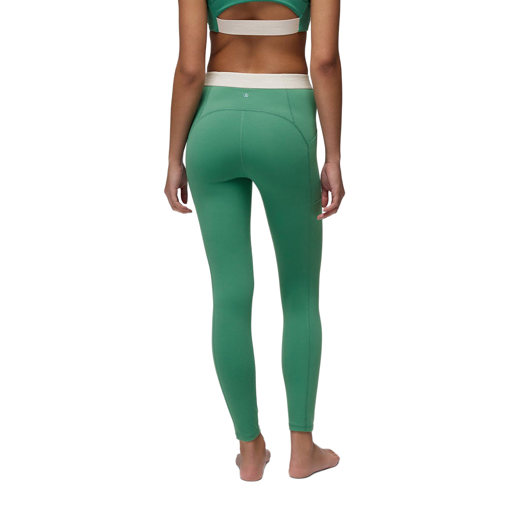 Prana Luxara Balance Legging Tights in Green Color
