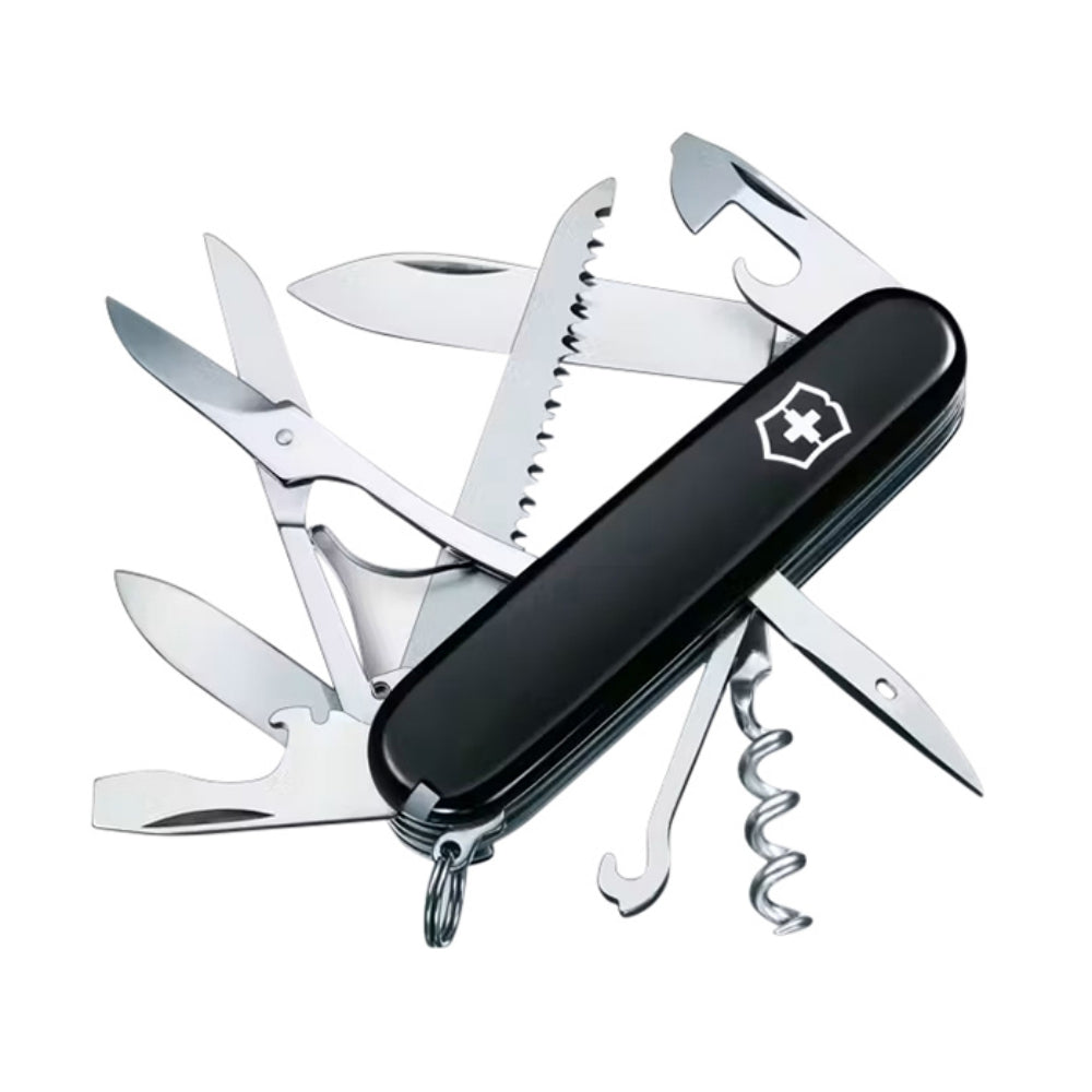 Victorinox Swiss Army Huntsman Black Ch Bxd Knives in Black Color