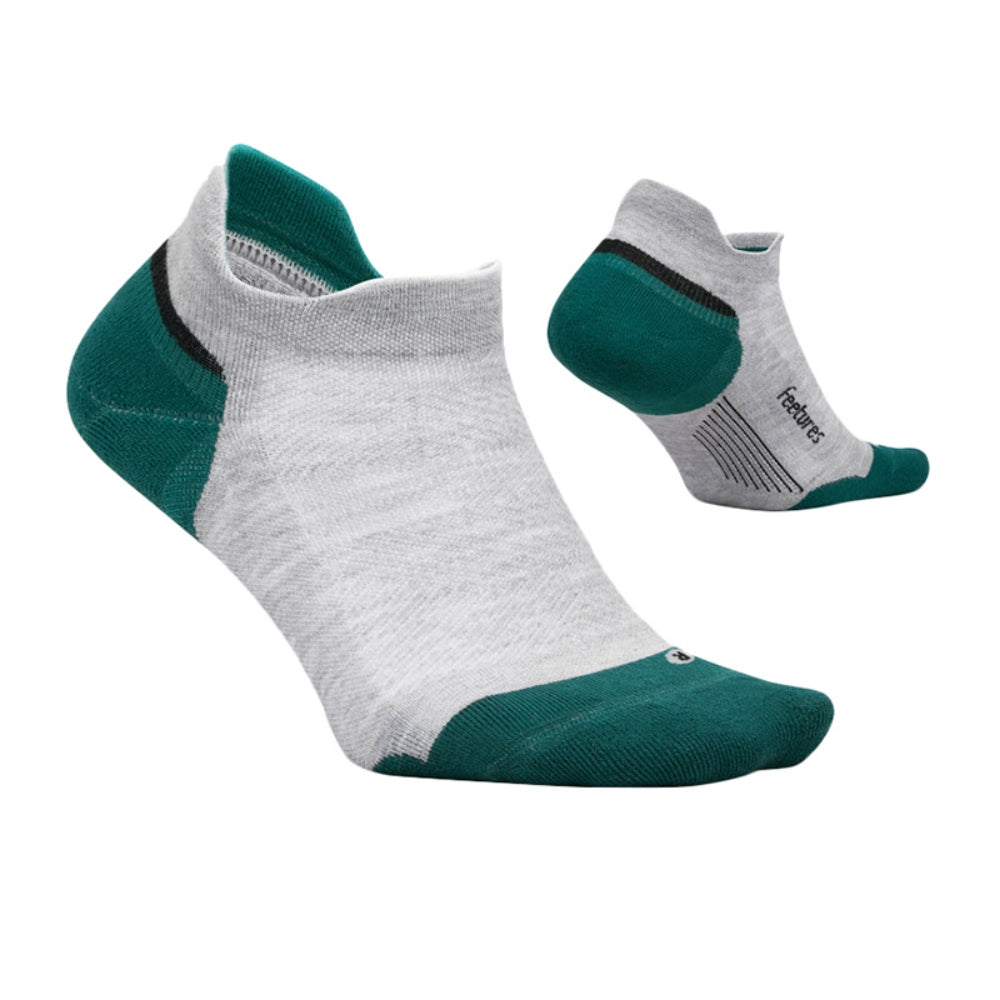 Feetures Elite Max Cushion No Sho Socks in Grey Color