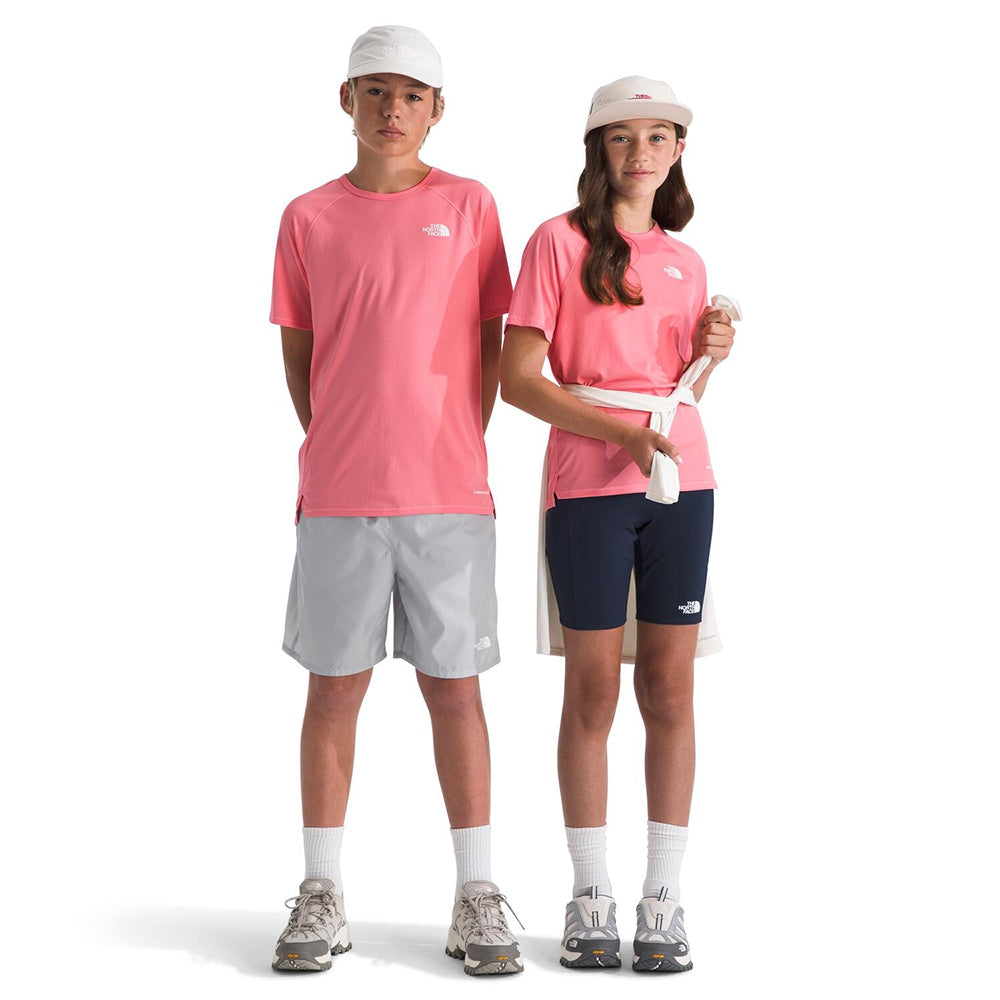 The North Face Teen Sunriser S/S Tee Tops in Pink Color