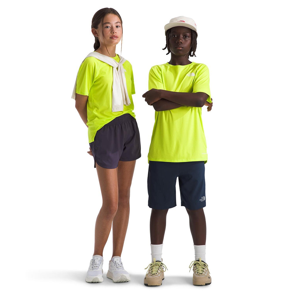 The North Face Teen Sunriser S/S Tee Tops in Green Color