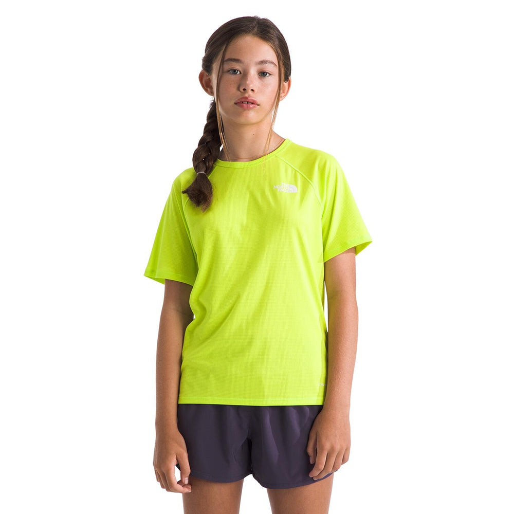 The North Face Teen Sunriser S/S Tee Tops in Green Color