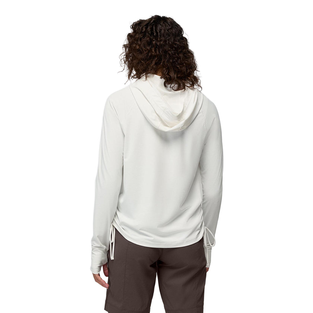 Prana Eileen Hoodie Pullover in White Color