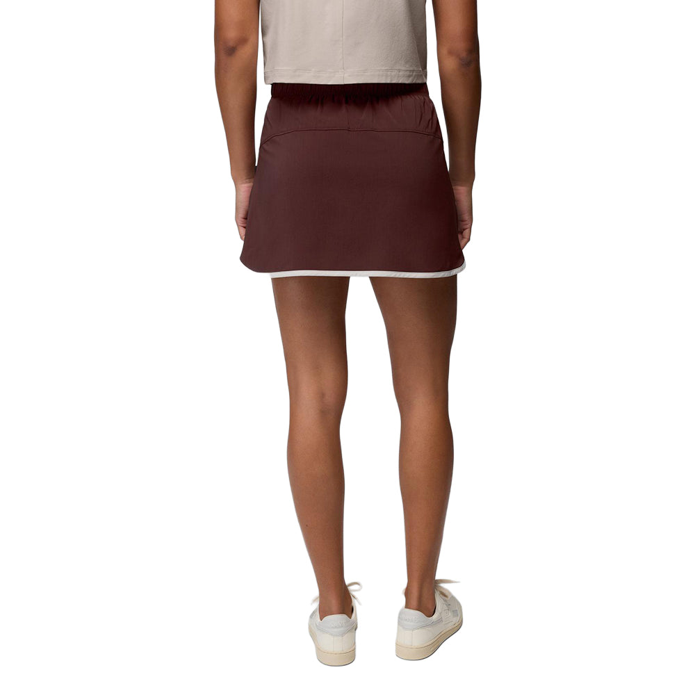 Prana Railay Scallop Skort Skirts in Red Color