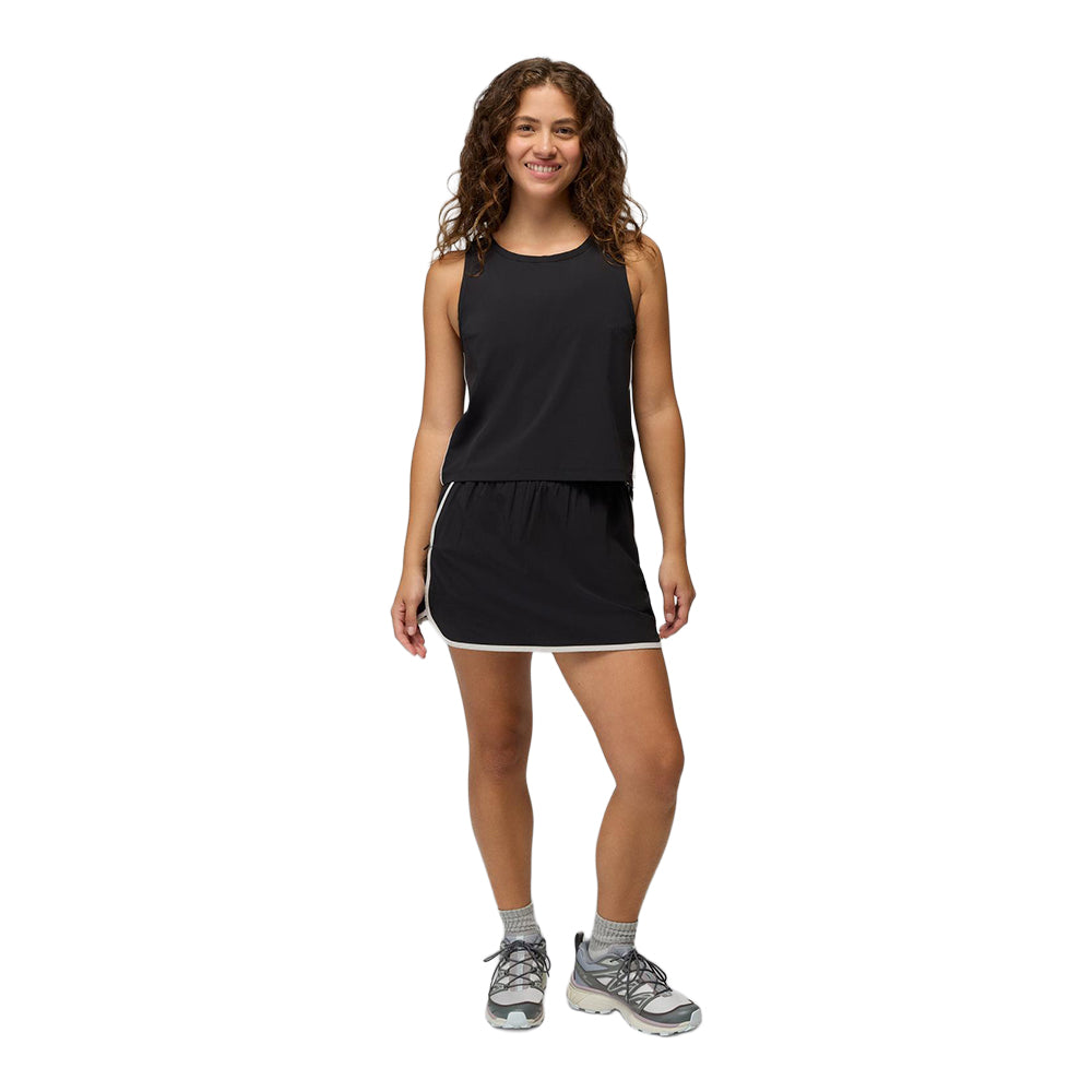 Prana Railay Scallop Skort Skirts in Black Color