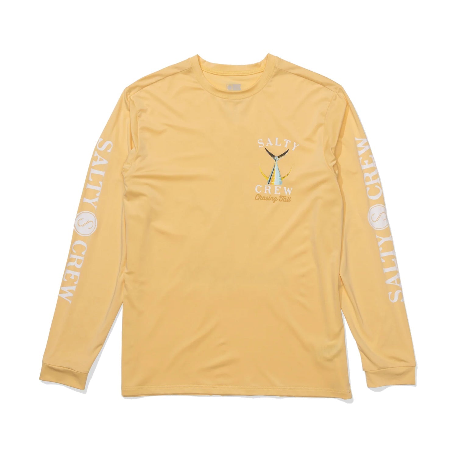 Salty Crew Tailed Ls Snshirt Swimsuits in Orange Color