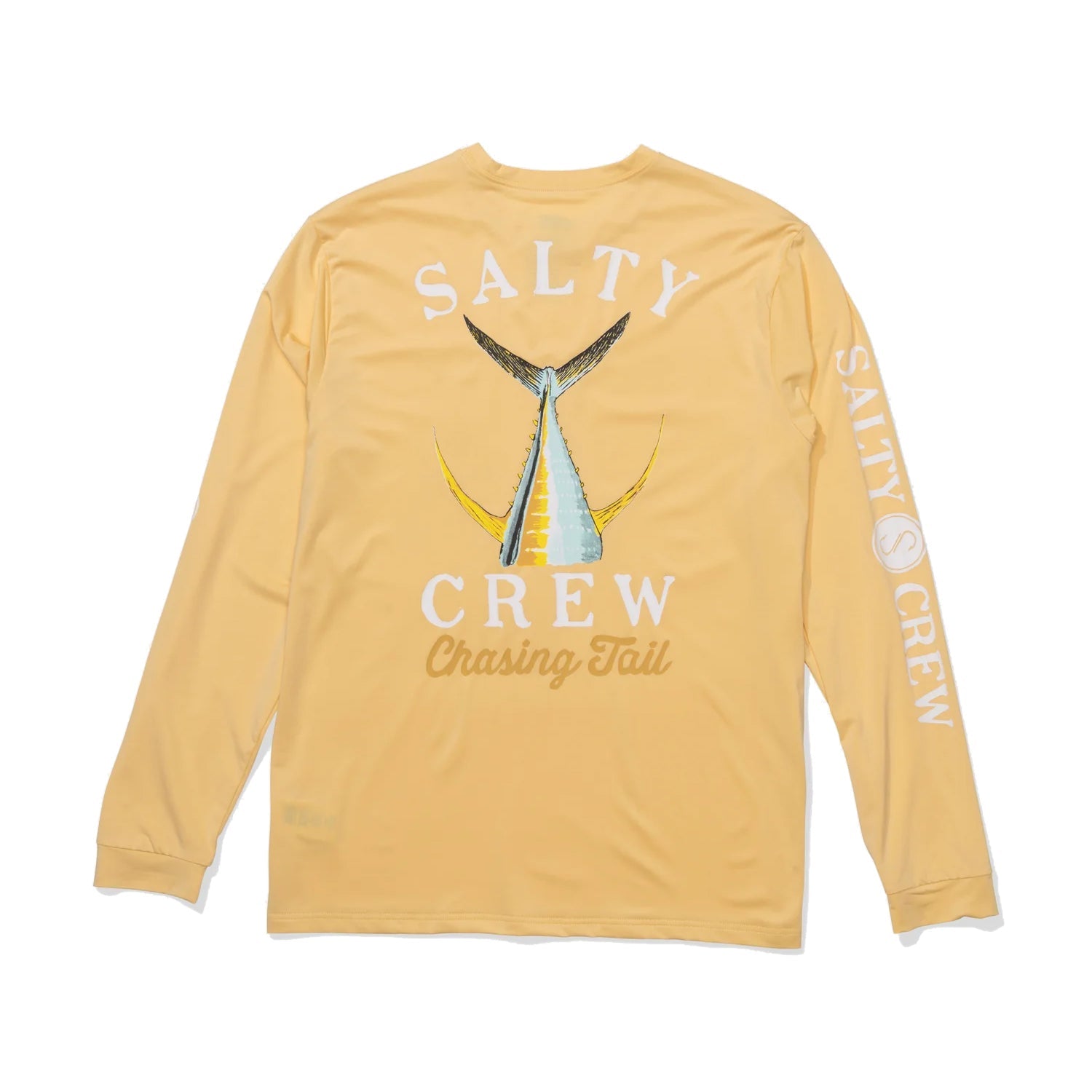 Salty Crew Tailed Ls Snshirt Swimsuits in Orange Color