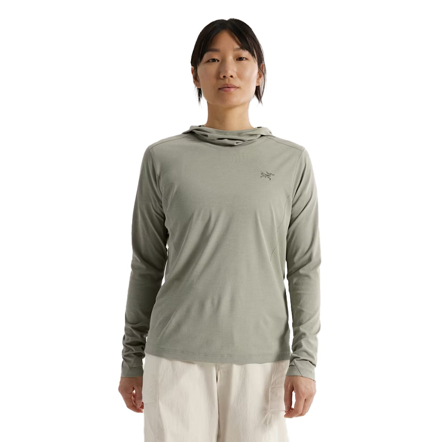 Arc'Teryx Sunna Hoody W Tops in Brown Color