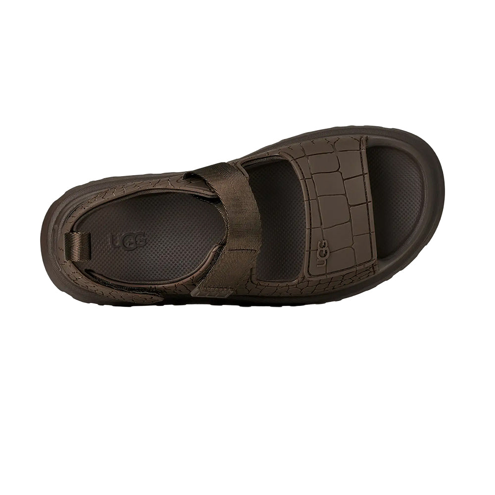 Ugg W Goldenglow Embossed Sandals in Grey Color