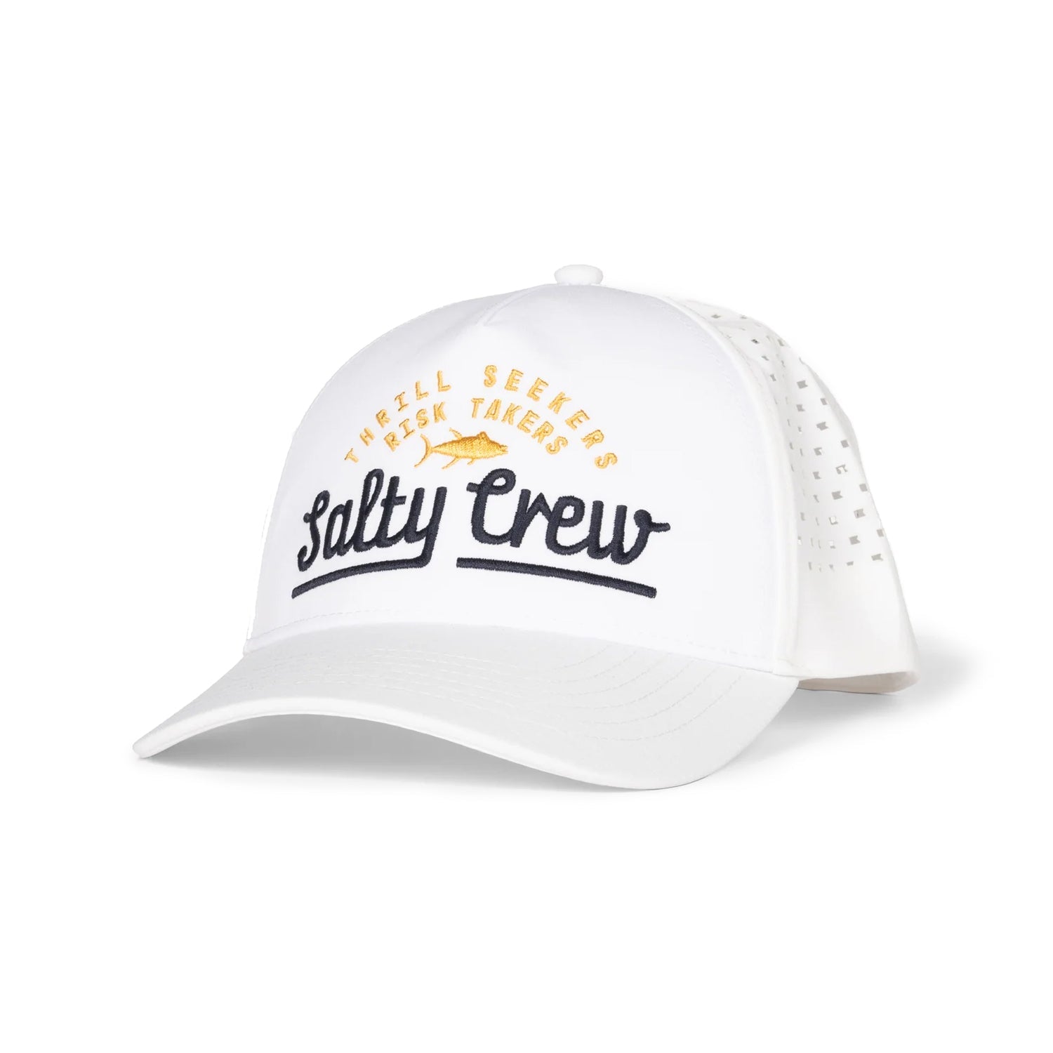 Salty Crew Trucker Hat in White Color