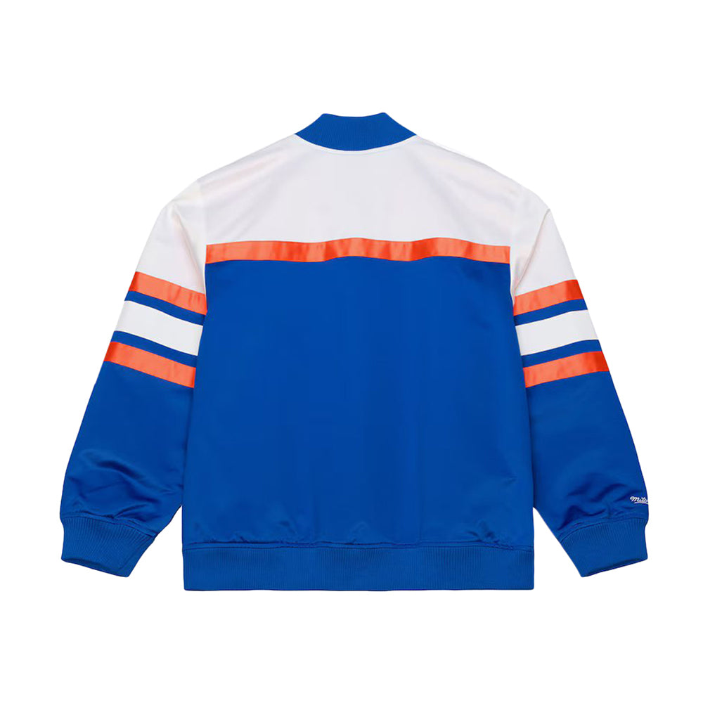 Mitchell And Ness new york mets Ltwt Satin Jacket Fan Apparel in Blue Color