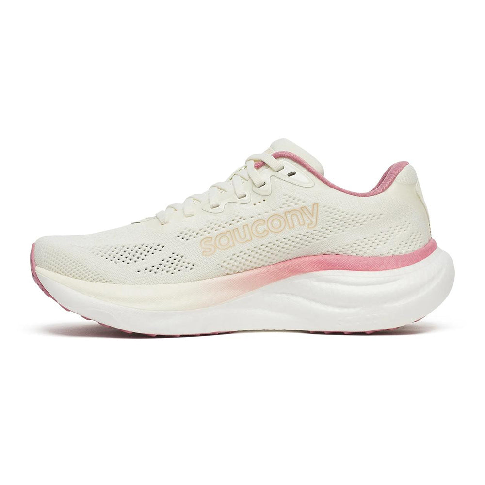 Saucony Ride 19 Running Shoes in White Color