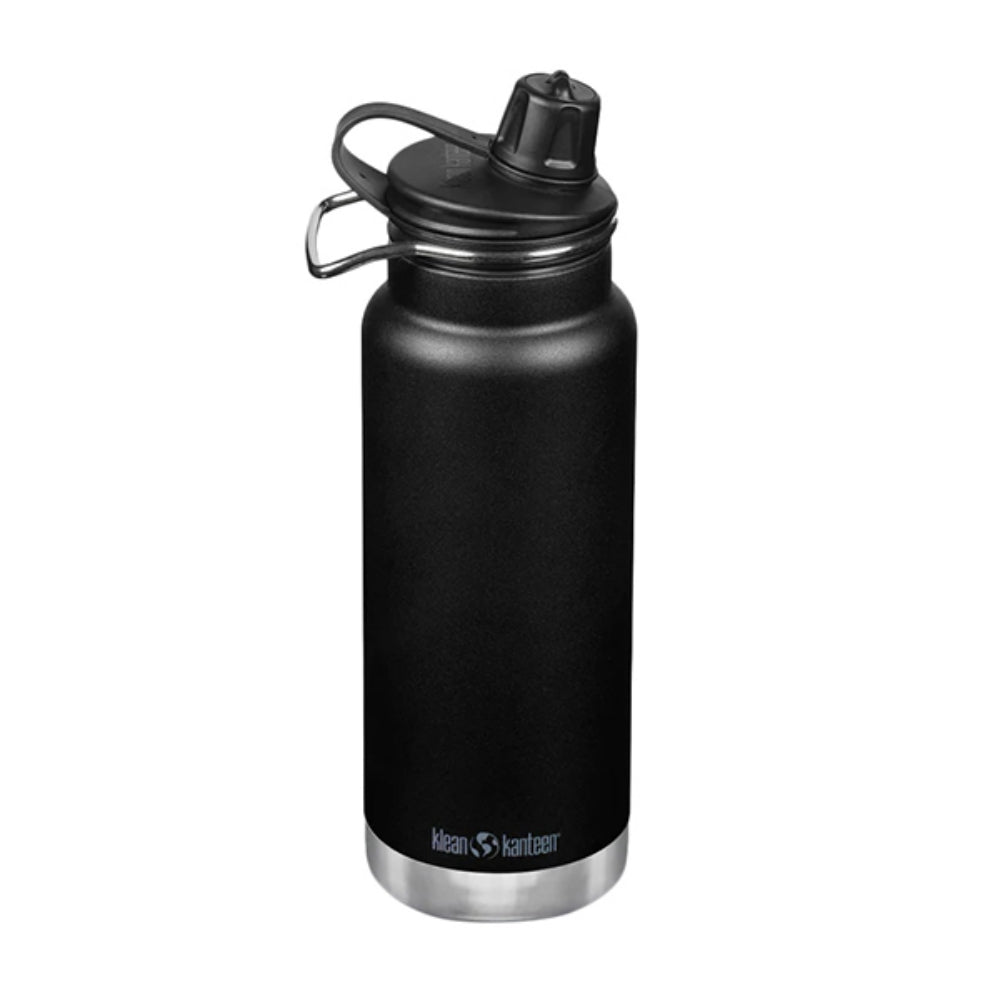 Klean Kanteen Tkwide 320Z W/Chug Cap Water Bottles in Black Color