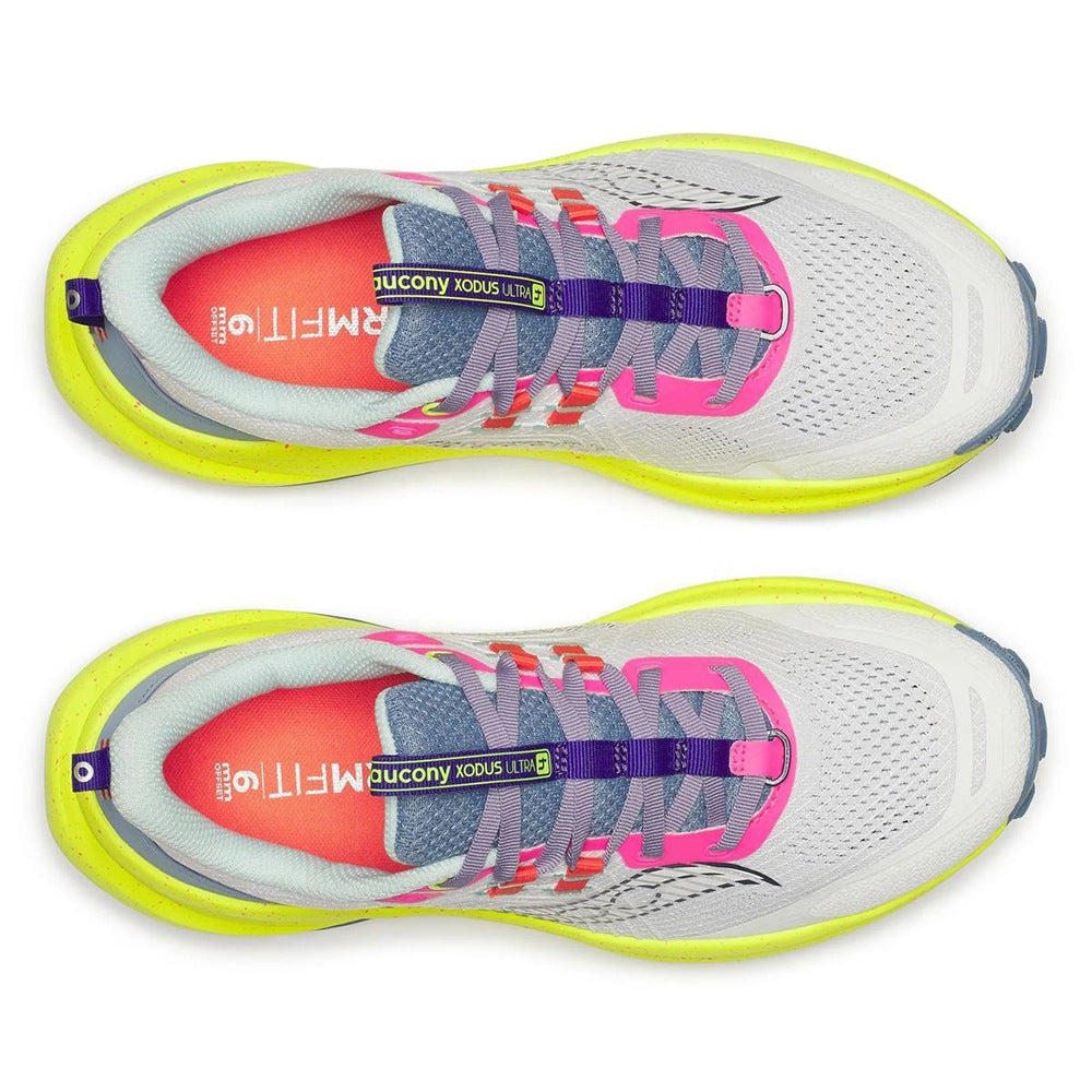 Saucony Xodus Ultra 4 Trail Running Shoes in White Color