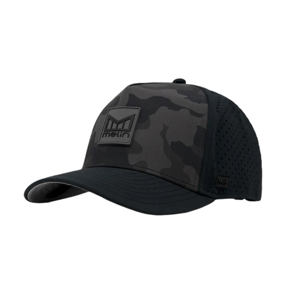 Melin Hydro Odyssey Stacked Hats in Black Color