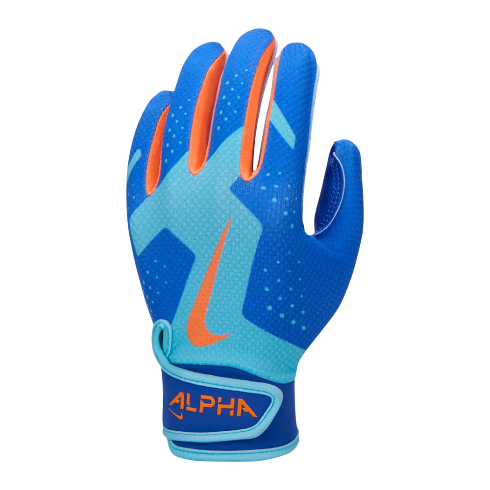 Nike Alpha 2.0 Bg Tee Ball Batting Gloves in Blue Color