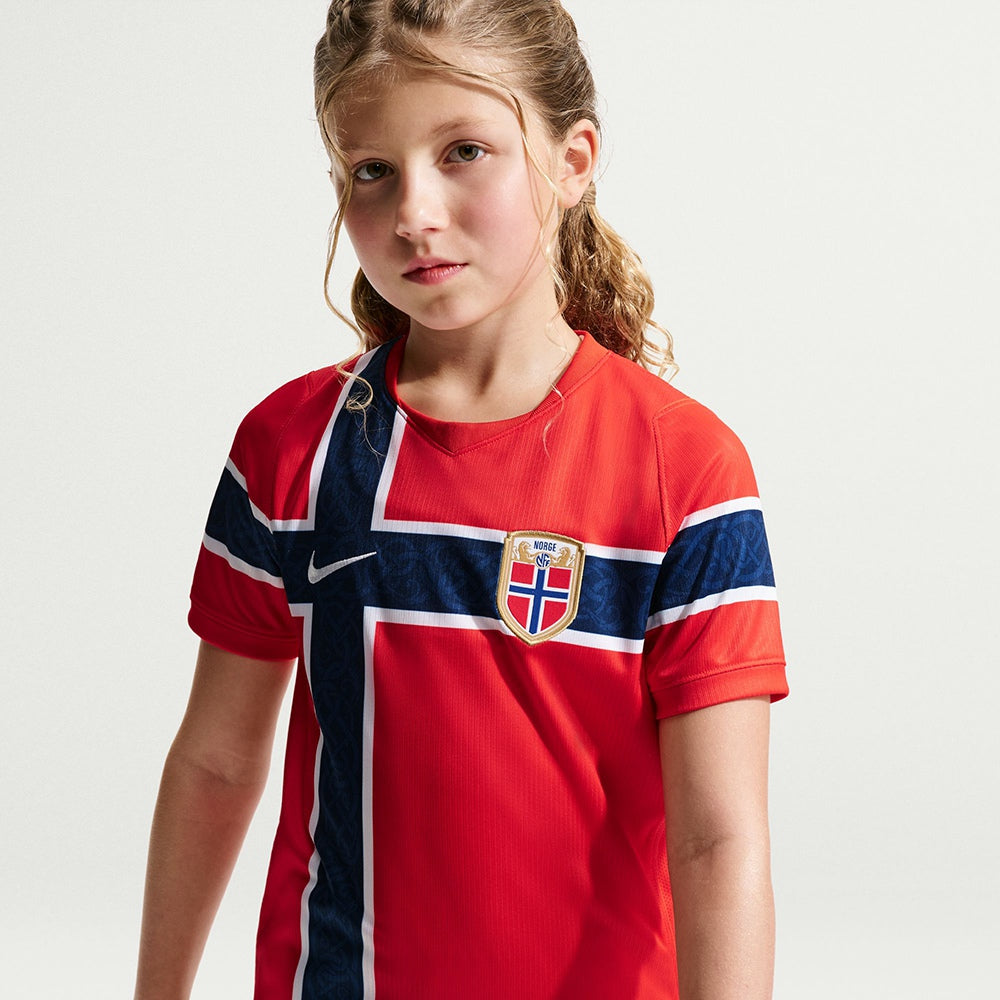 Nike Norway 26 Stad home Jersey Fan Apparel in Red Color