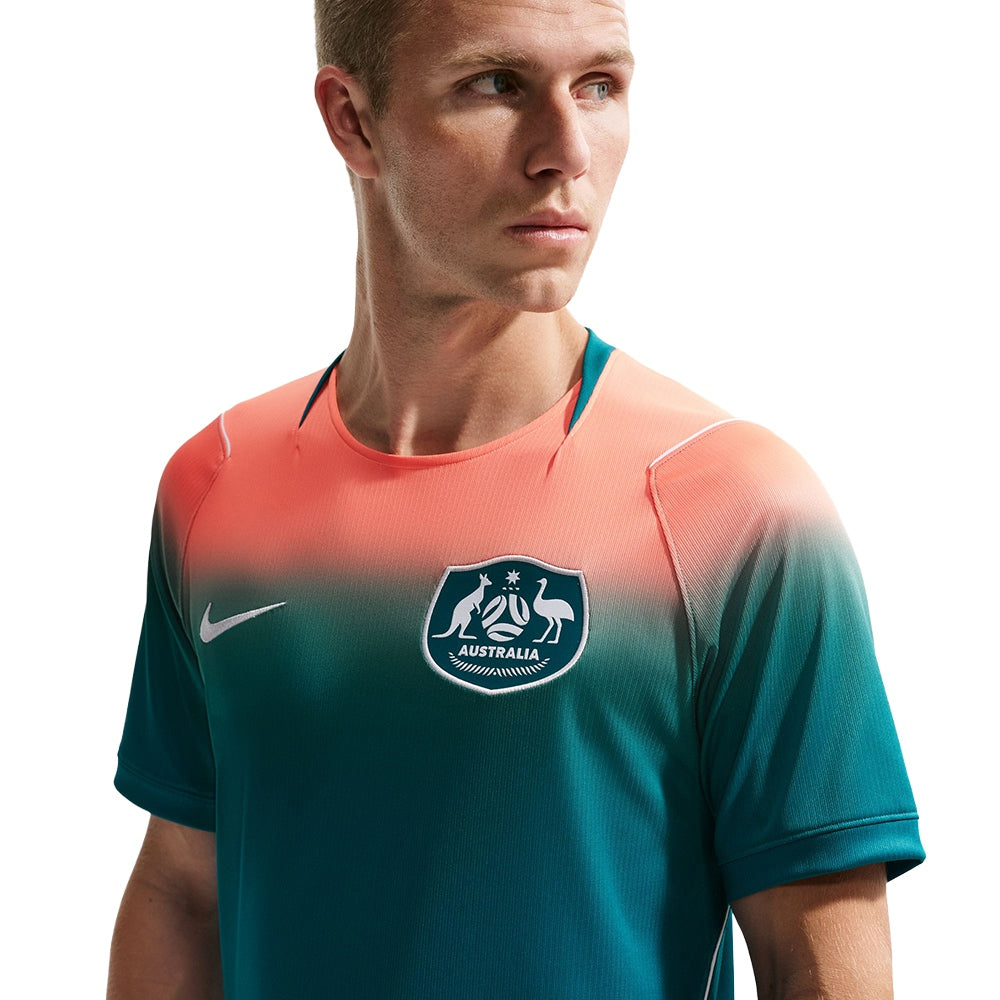 Nike Australia 2026 Stadium Fan Apparel in Green Color