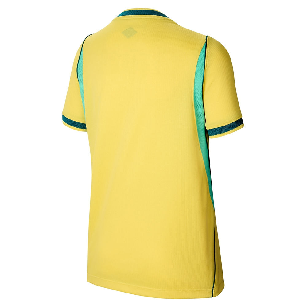 Nike Brazil 2026 Stadium Home Fan Apparel in Yellow Color