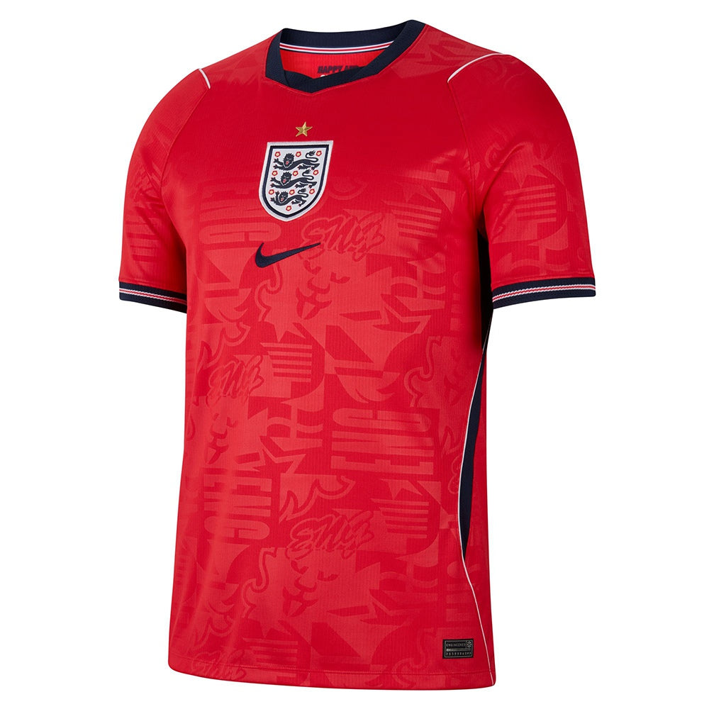 Nike England 26 Std away Jersey Fan Apparel in Red Color