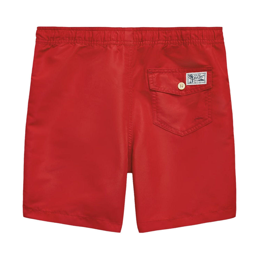 Polo Ralph Lauren Traveler Swim Trunk Swimsuits in Red Color