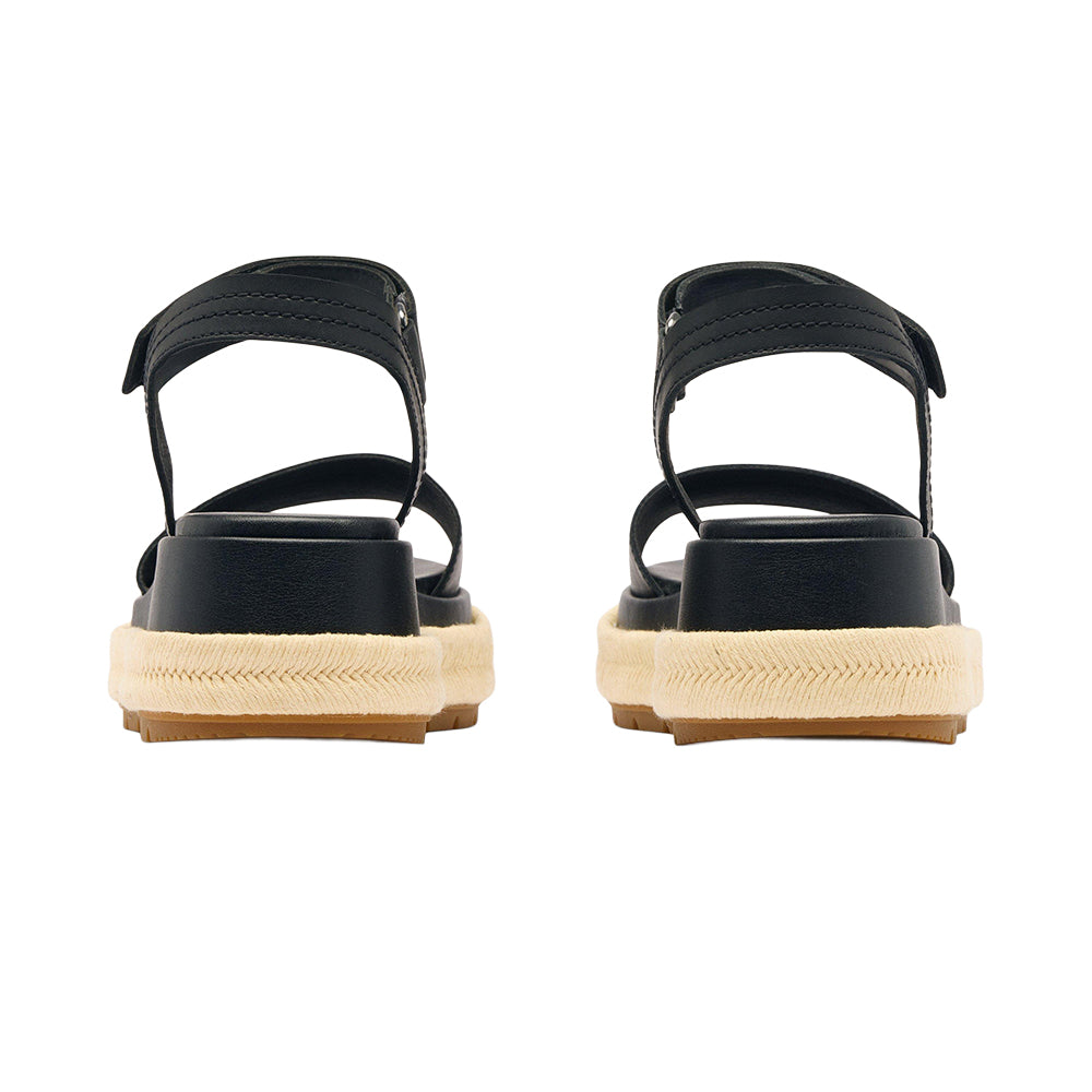 Sorel Sunpeak Platform Sandal in Black Color