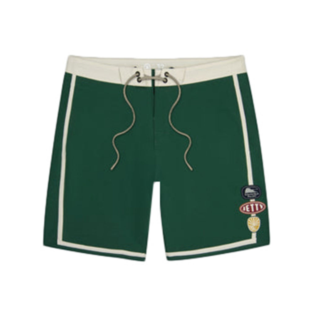 Jetty Hudson Hybrid Boardshort Swimsuits in Green Color