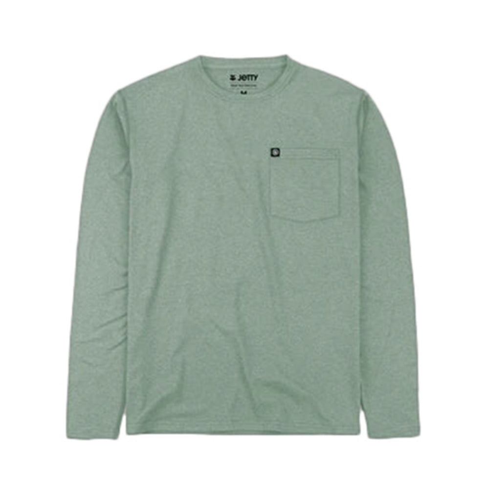 Jetty Hydra Performance Ls Tops in Green Color