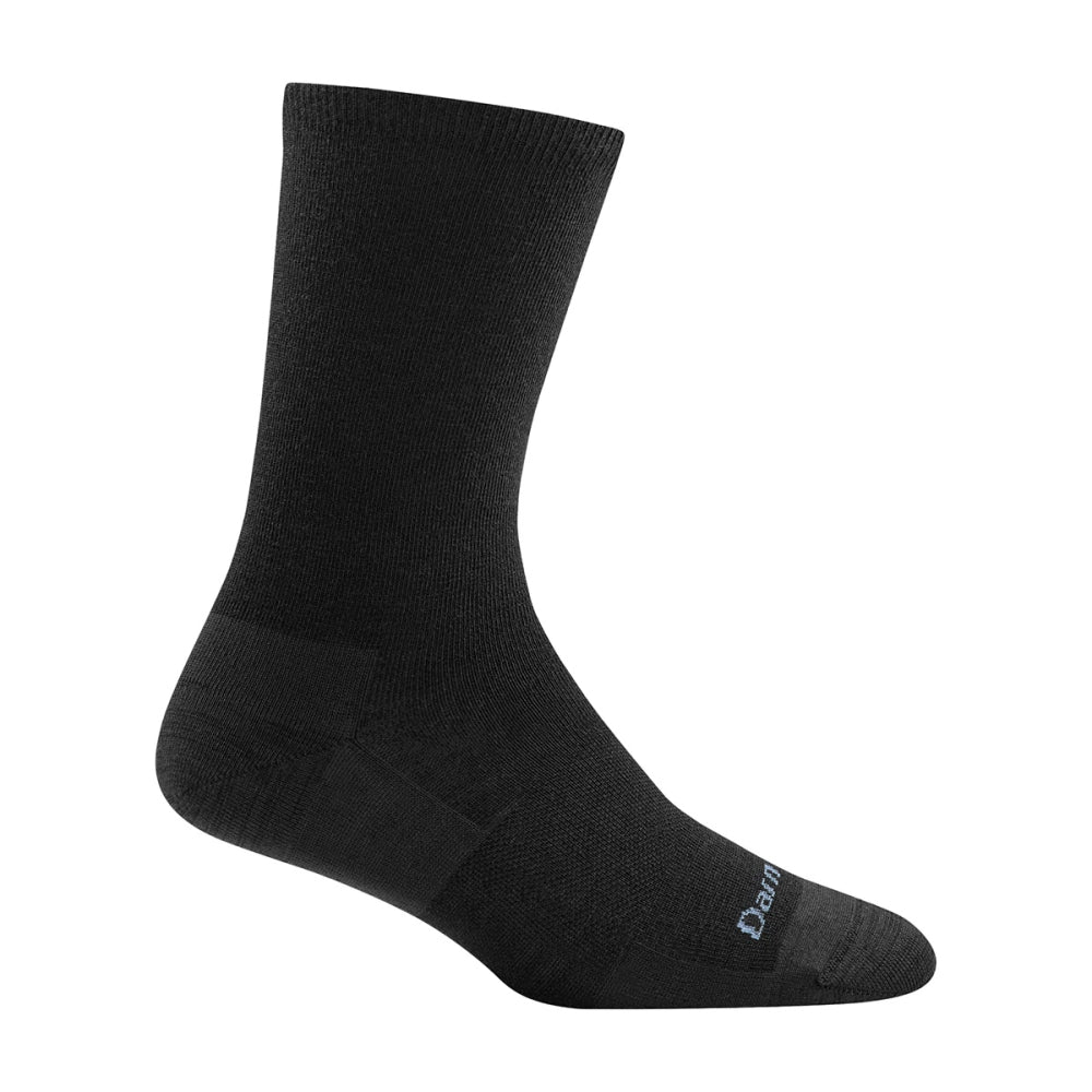 Darn Tough Vermont L Solid Basic Socks in Black Color