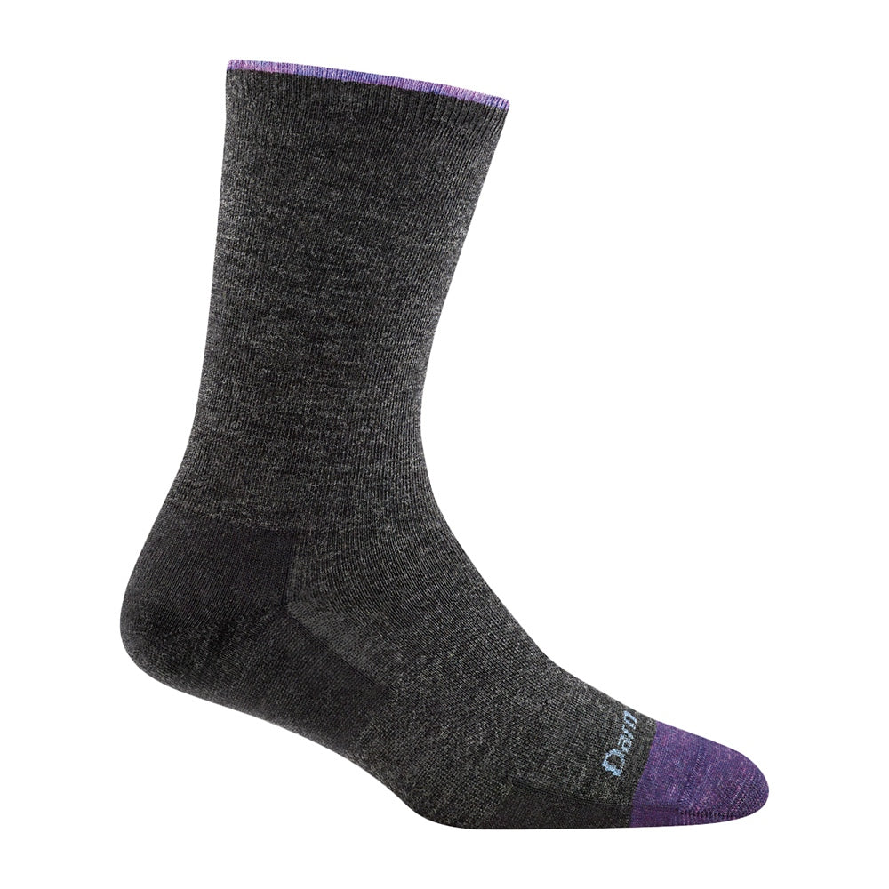 Darn Tough Vermont L Solid Basic Socks in Grey Color
