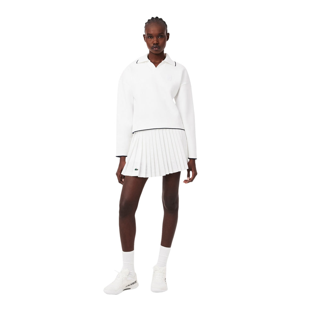 Lacoste Hertiage Tech Skirt in White Color
