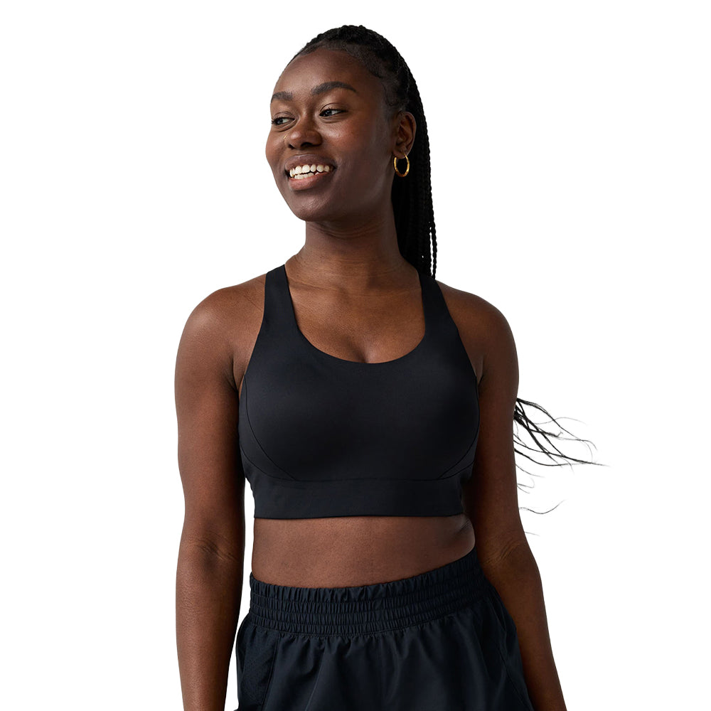 Brooks Limitless Racerback Bra Sports Bras in Black Color