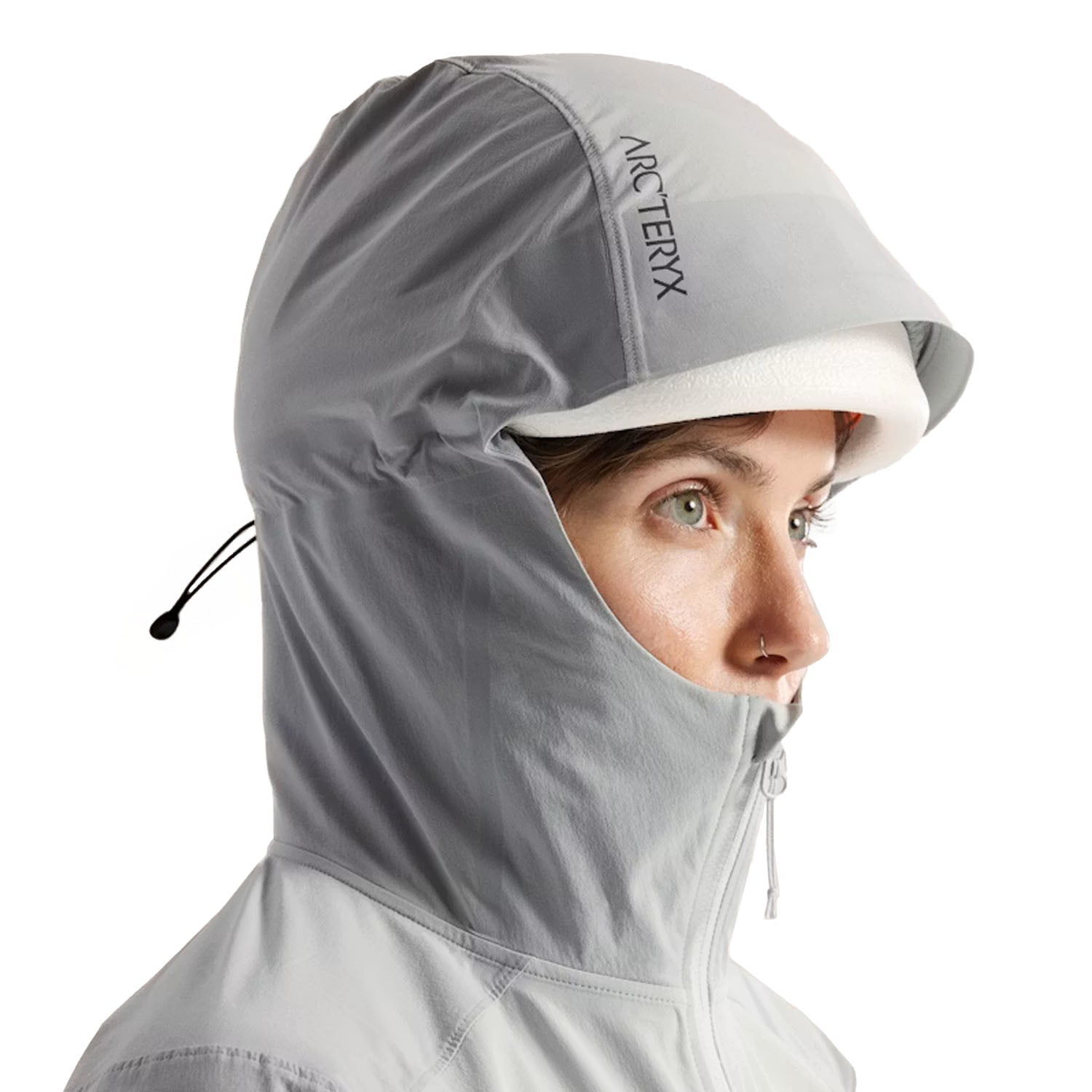 Arc'Teryx Gamma Lightweight Hoody Midlayer in Grey Color