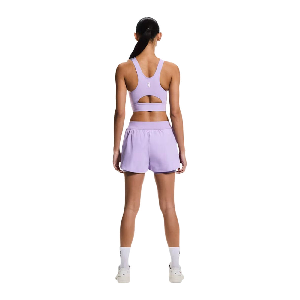 On 3 In Court Short 2 In 1 Shorts in Purple Color