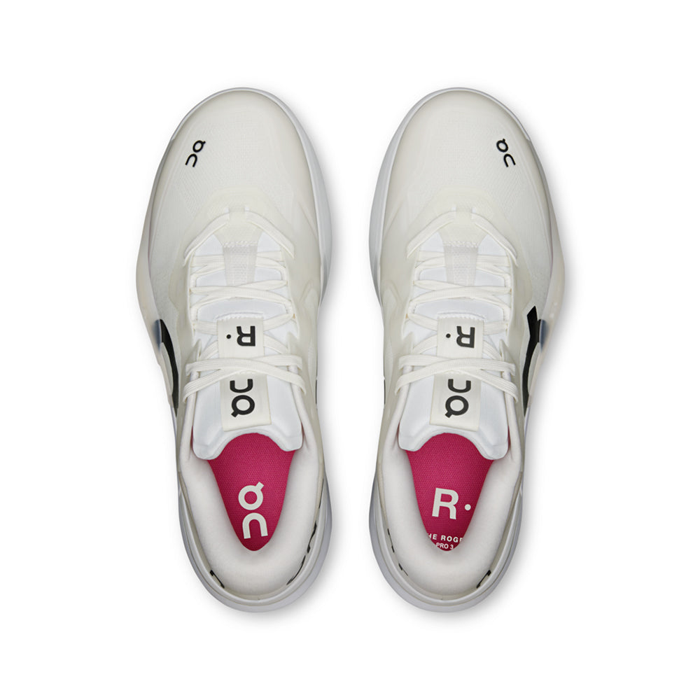 On Roger Pro 3 W Tennis Shoes in White Color